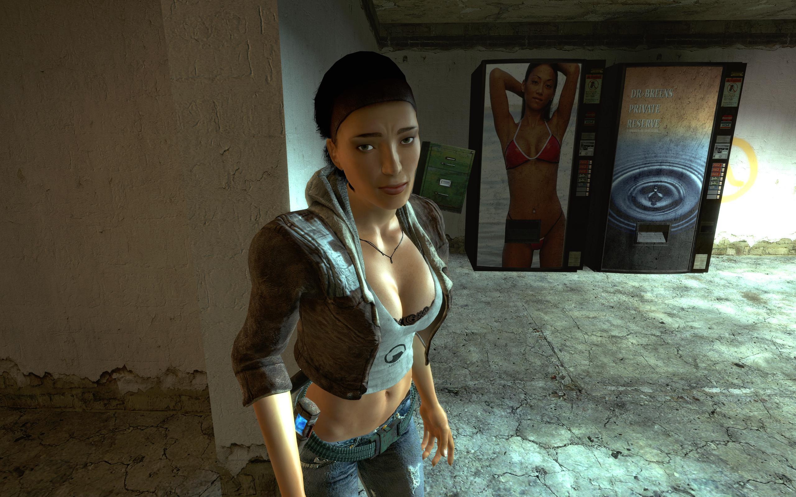 Modded Alyx Model, featuring a sexualized outfit (5/5)